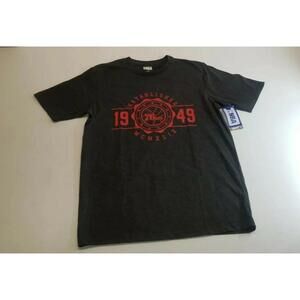 Nwt Nba 76Ers Med T Shirt Grey Red Logo Established 1949 Ly